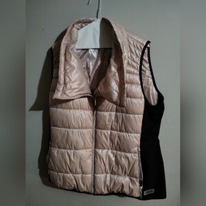 Calvin Klein Performance Women’s Puffer Pink & Black Vest Size 2X Pre-owned